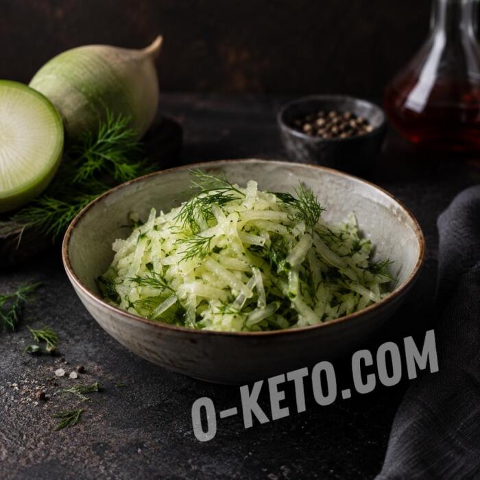 Green Radish Salad with Wine Vinegar Green Radish Salad with Wine Vinegar