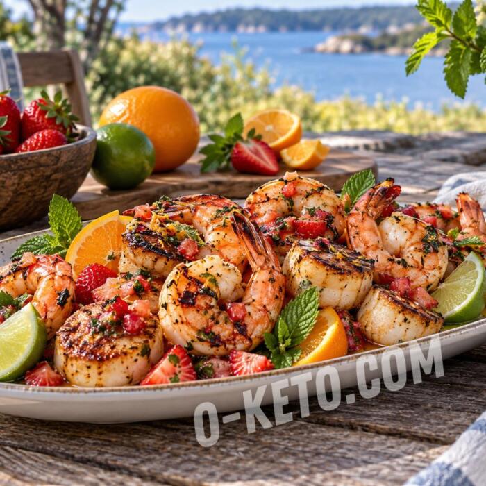 Strawberry Citrus Marinade for Seafood