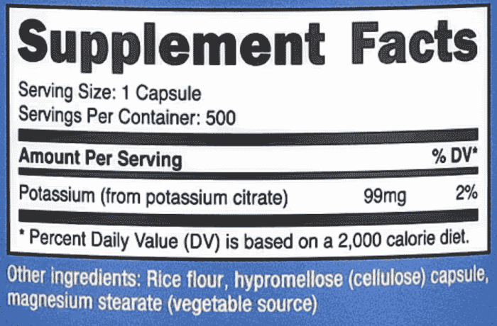 Nutricost,-Potassium-,-99-mg,-500-Capsules