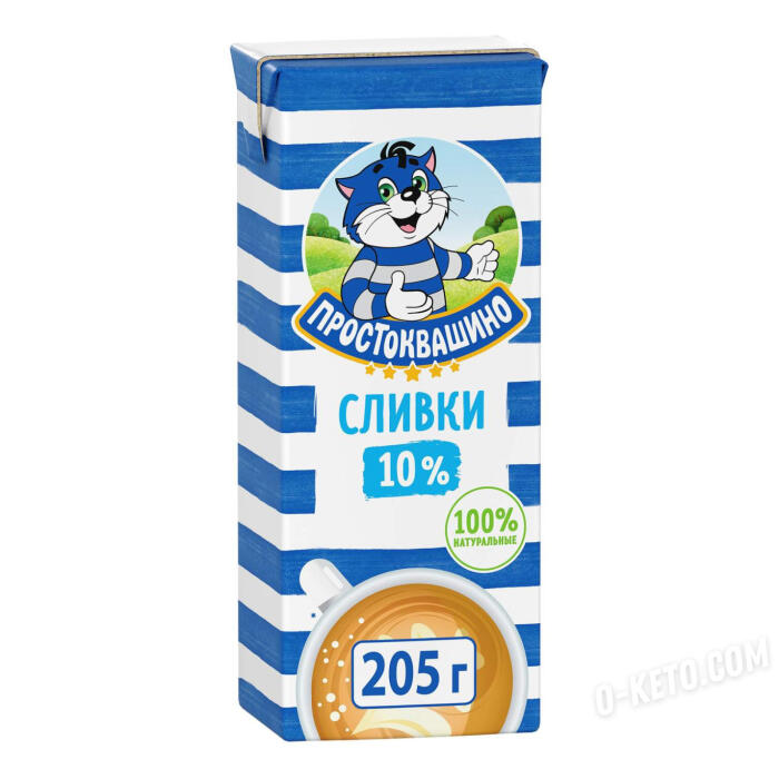 Сливки 10% жирности Сливки 10% жирности