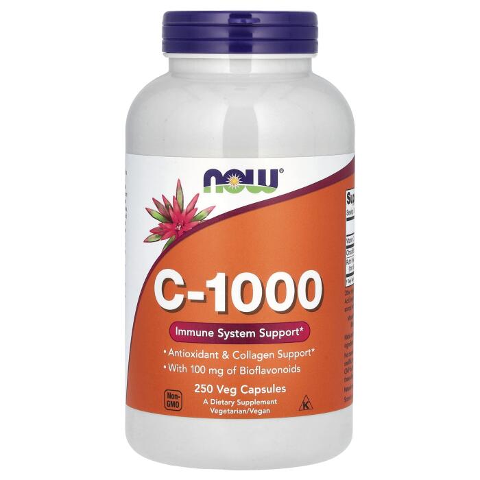 NOW Foods, C-1000 with Bioflavonoids, 250 Veg Capsules NOW Foods, C-1000 with Bioflavonoids, 250 Veg Capsules