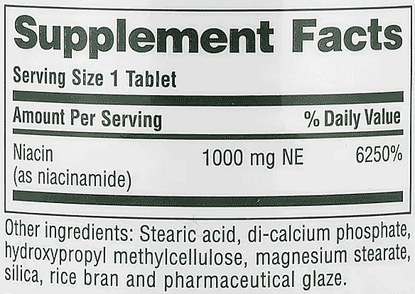 NaturesPlus,-Sustained-Release-Niacinamide,-1,000-mg,-90-Tablets NaturesPlus,-Sustained-Release-Niacinamide,-1,000-mg,-90-Tablets