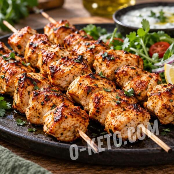 Keto recipes: Oven-Baked Chicken Skewers Keto recipes: Oven-Baked Chicken Skewers