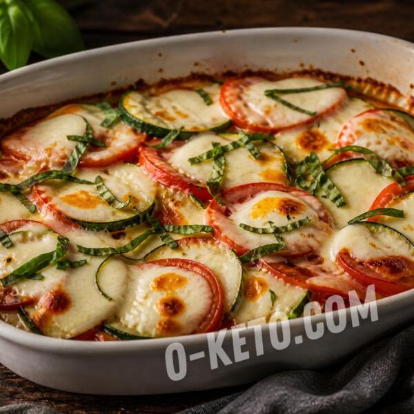 Keto recipes: Baked Courgettes with Mozzarella and Tomatoes Keto recipes: Baked Courgettes with Mozzarella and Tomatoes