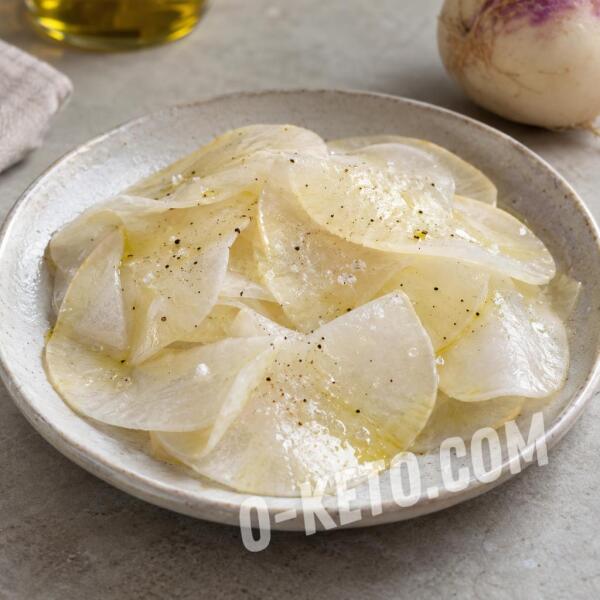 Keto recipes: Vacuum-Compressed Turnip Keto recipes: Vacuum-Compressed Turnip