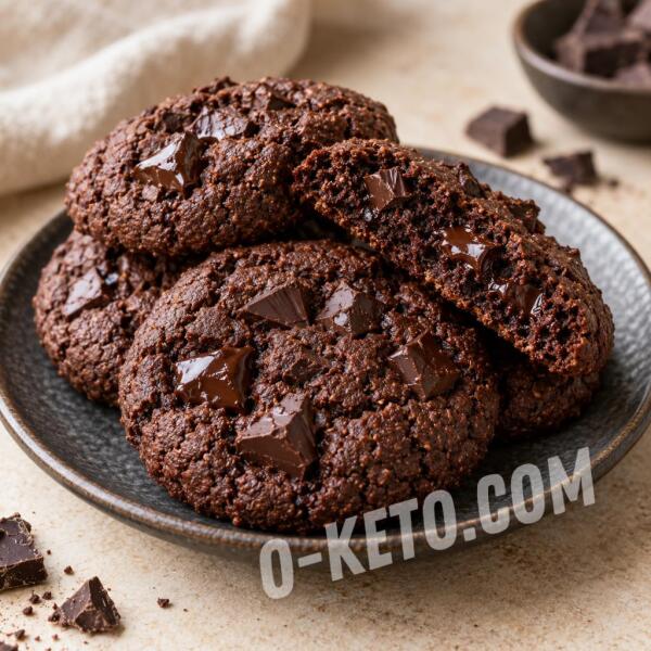 Keto recipes: Double Chocolate Almond Cookies