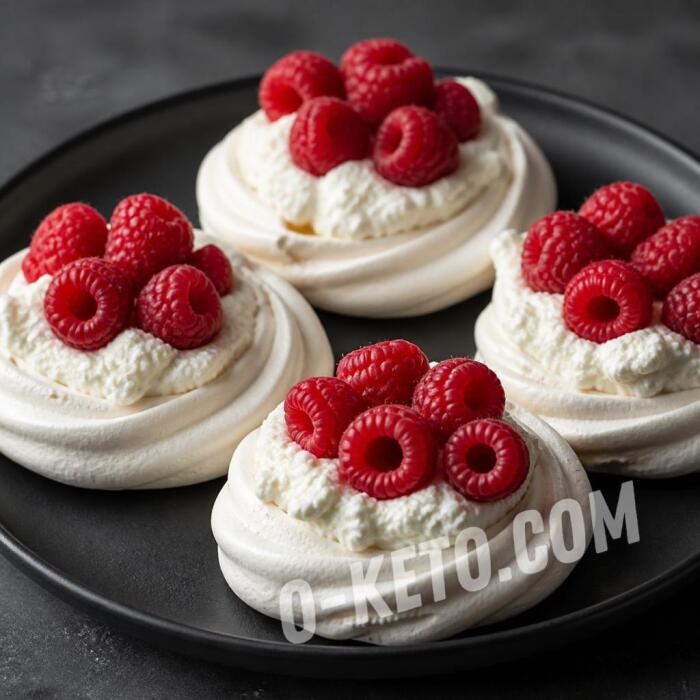 Raspberry Pavlova Cakes