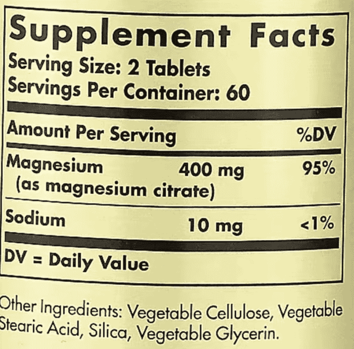 Solgar,-Magnesium-Citrate,-120-Tablets-