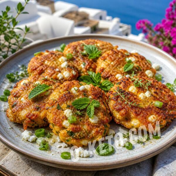 Rețete keto: Tomatokeftedes din Santorini Rețete keto: Tomatokeftedes din Santorini