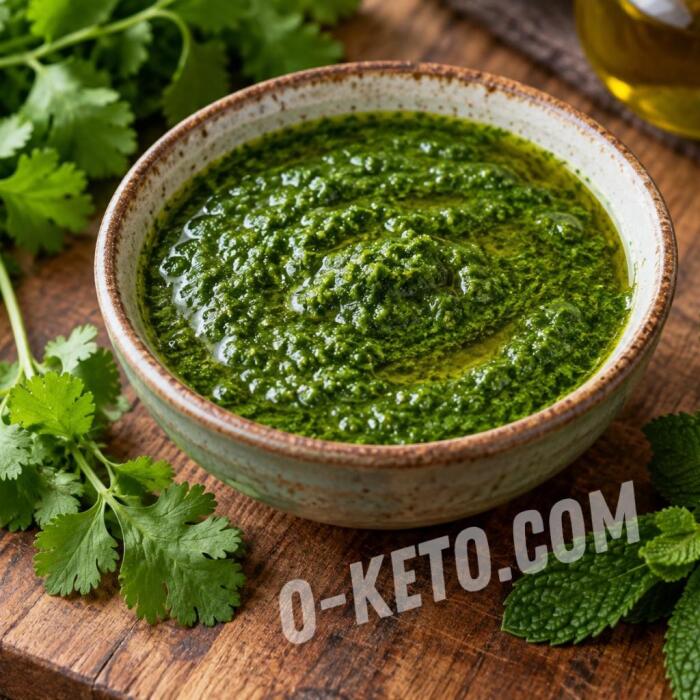 Green Cilantro and Mint Paste Green Cilantro and Mint Paste
