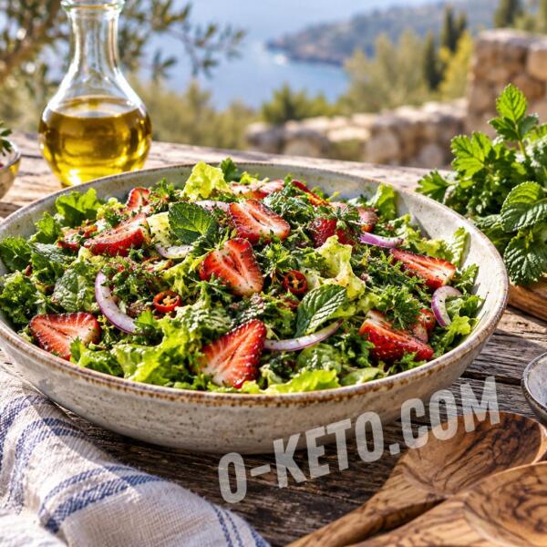 Keto recipes: Leafy Tabbouleh with Strawberries Keto recipes: Leafy Tabbouleh with Strawberries