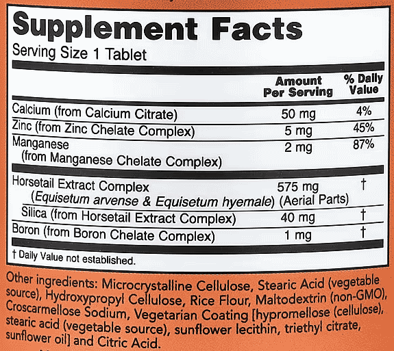 NOW-Foods,-Silica-Complex-with-Horsetail-Extract,-180-Tablets NOW-Foods,-Silica-Complex-with-Horsetail-Extract,-180-Tablets