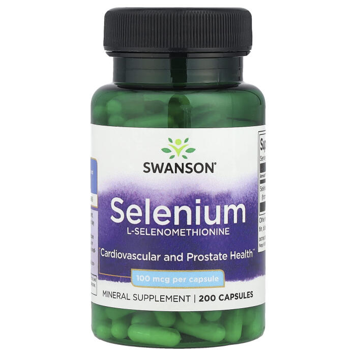 Swanson, Selenium, 100 mcg, 200 Capsules