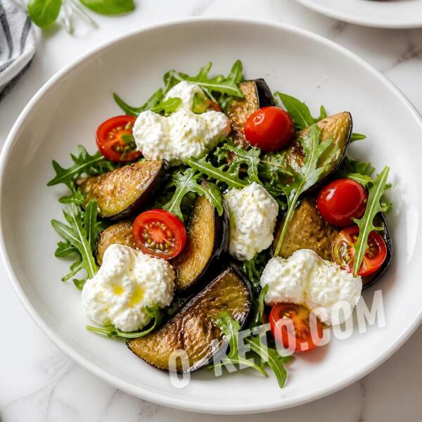 Keto recipes: Eggplant and Ricotta Salad Keto recipes: Eggplant and Ricotta Salad