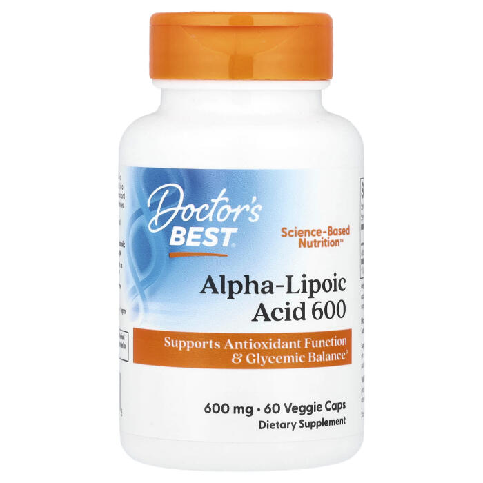 Doctor’s Best, Alpha-Lipoic Acid 600, 600 mg, 60 Veggie Caps