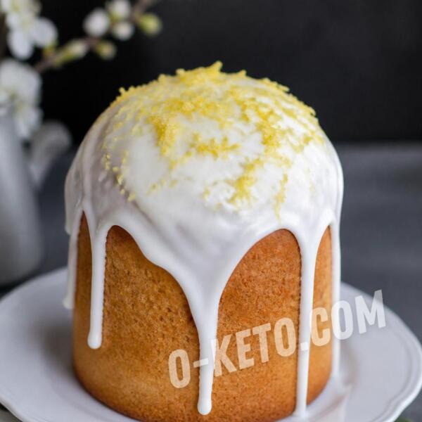 Keto recipes: Keto kulich with coconut oil