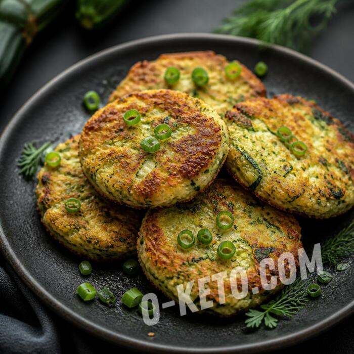 Zucchini Patties with Almond Flour