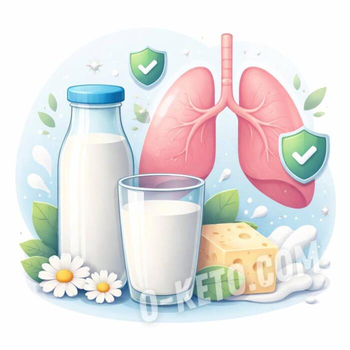 Does milk help with asthma?
