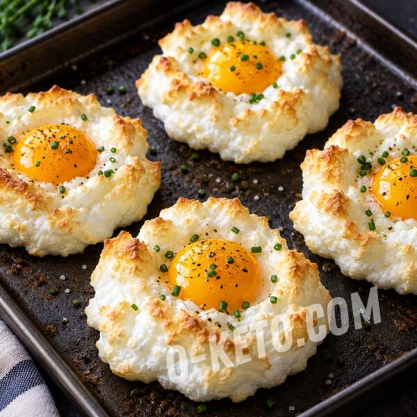 Keto recipes: Cloud Eggs Keto recipes: Cloud Eggs