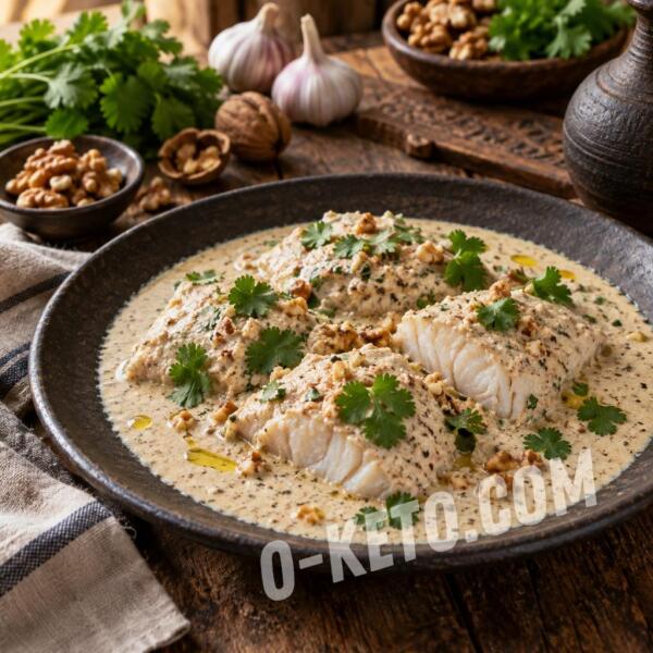Keto recipes: Fish Satsivi Keto recipes: Fish Satsivi