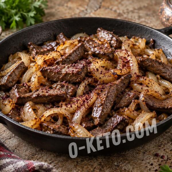 Keto recipes: Jiz-byz with Beef Liver and Onion