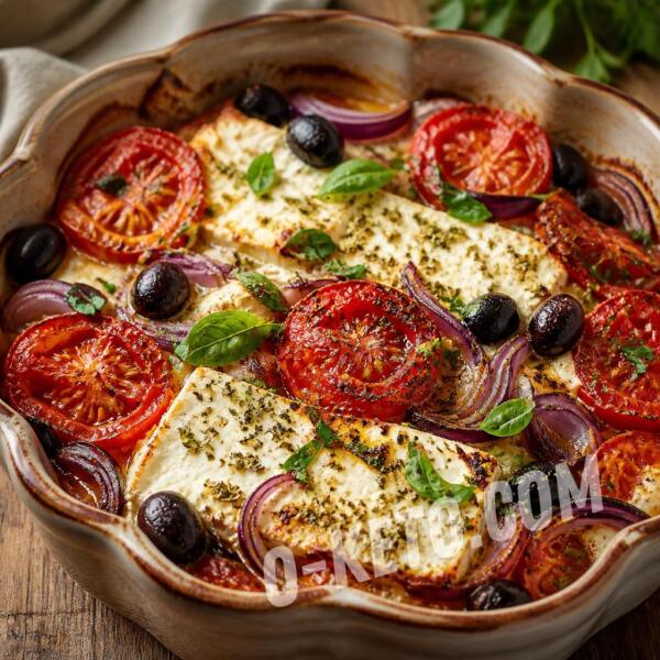 Keto recipes: Feta Casserole with Vegetables