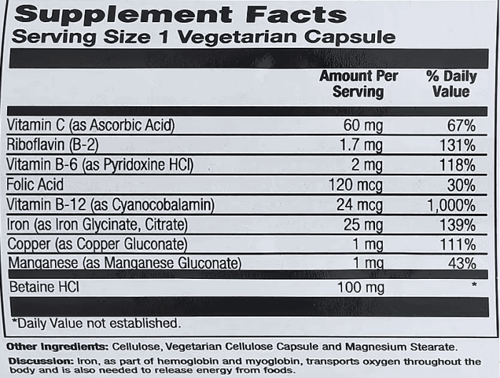 Nature’s-Life,-Iron-Complex,-50-Vegetarian-Capsules Nature’s-Life,-Iron-Complex,-50-Vegetarian-Capsules