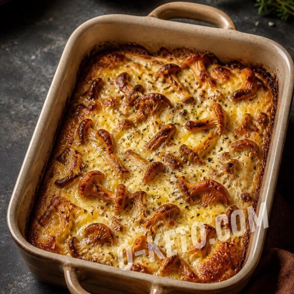 Keto recipes: Chanterelle Mushroom Pudding Keto recipes: Chanterelle Mushroom Pudding