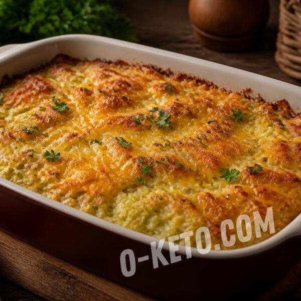 Rețete keto: Budincă de cheddar cu rădăcină de țelină Rețete keto: Budincă de cheddar cu rădăcină de țelină