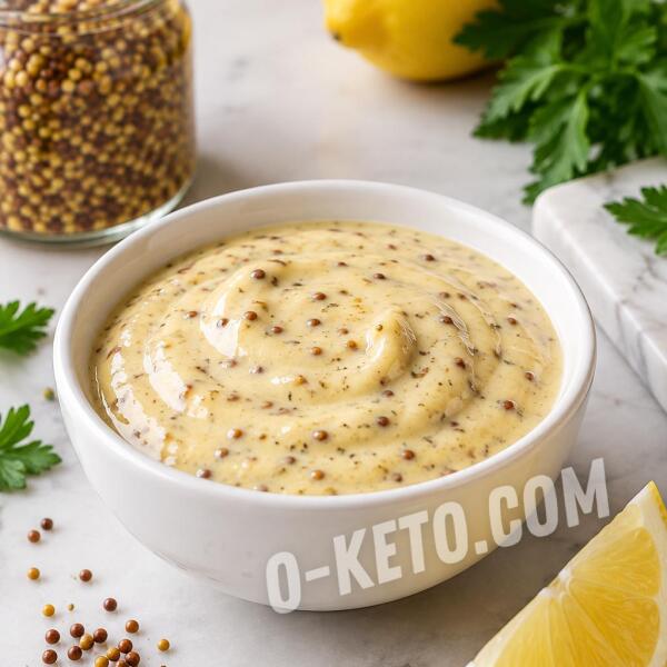 Rețete keto: Sos cremos cu muștar Dijon