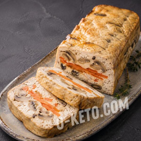 Keto recipes: Chopped Meat Terrine with Mushrooms Keto recipes: Chopped Meat Terrine with Mushrooms