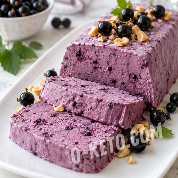 Keto recipes: Black currant semifreddo