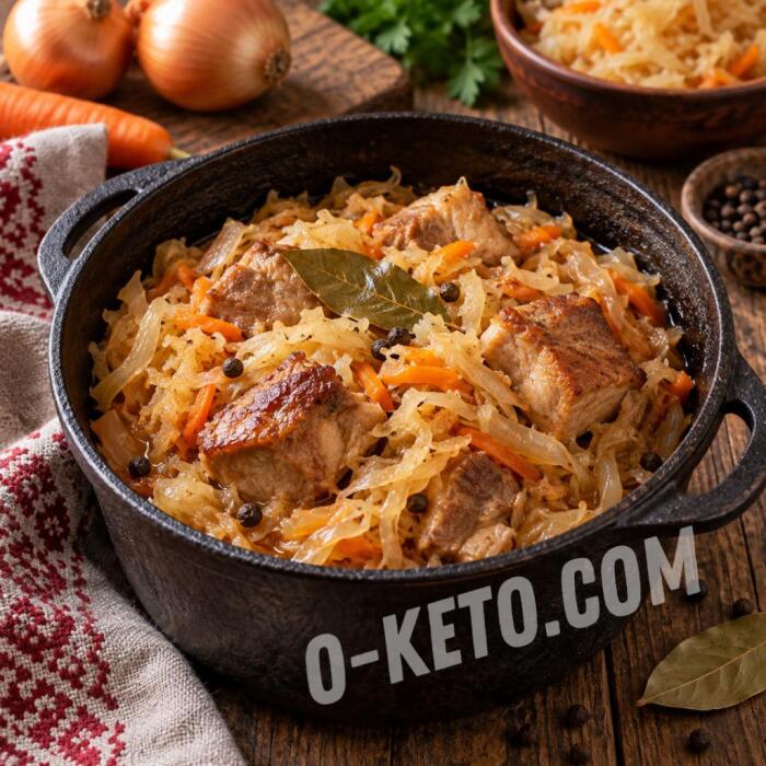 Pork Stewed with Sauerkraut