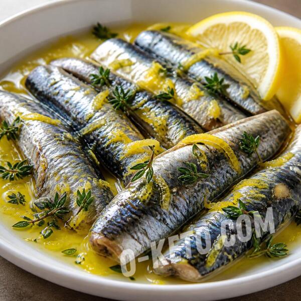 Keto recipes: Sardines Marinated with Lemon and Thyme Keto recipes: Sardines Marinated with Lemon and Thyme