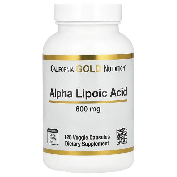 California Gold Nutrition, Alpha Lipoic Acid, 600 mg, 120 Veggie Capsules California Gold Nutrition, Alpha Lipoic Acid, 600 mg, 120 Veggie Capsules