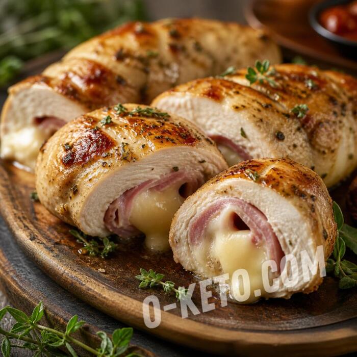 Chicken Rolls with Ham and Mozzarella Chicken Rolls with Ham and Mozzarella