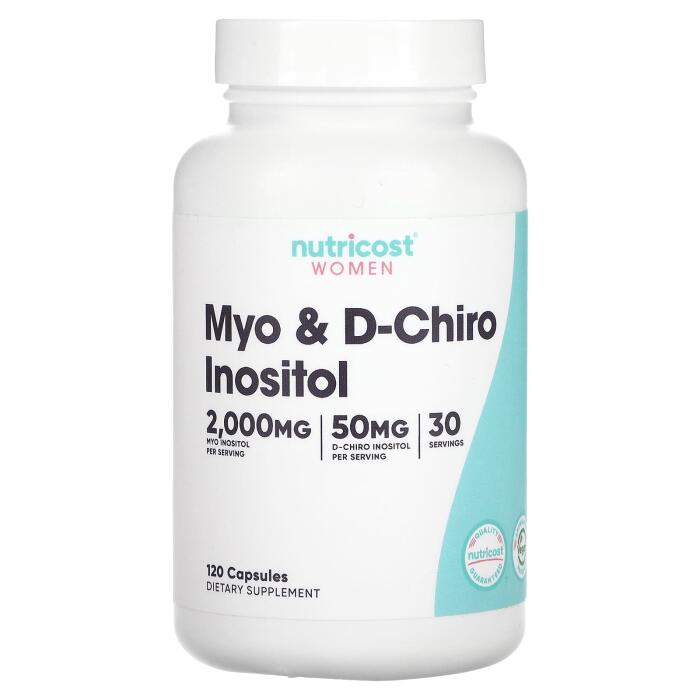 Nutricost, Women, Myo & D-Chiro Inositol, 120 Capsules Nutricost, Women, Myo & D-Chiro Inositol, 120 Capsules