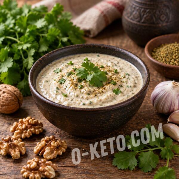 Keto recipes: Georgian Walnut Bazhe Sauce