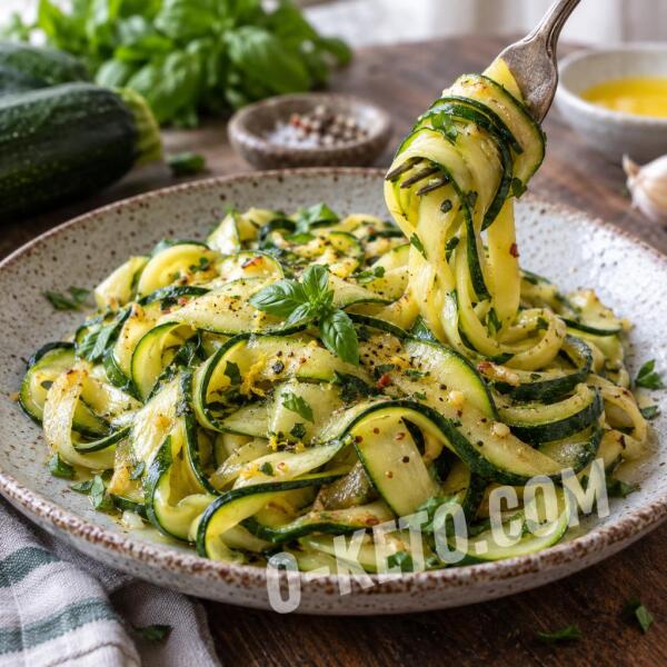 Keto recipes: Zucchini spaghetti