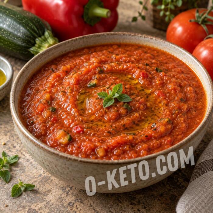 Овощной томатный соус со скрытыми овощами