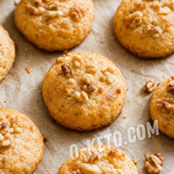 Keto recipes: Cottage Cheese Cookies with Walnuts