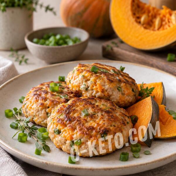 Keto recipes: Turkey patties with pumpkin Keto recipes: Turkey patties with pumpkin