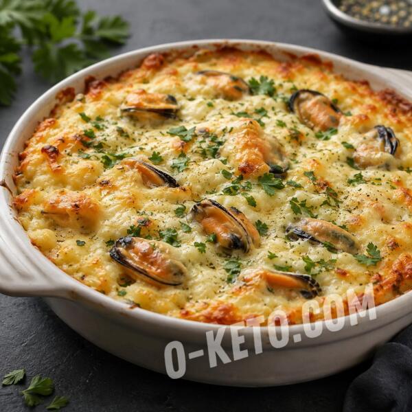 Keto recipes: Cauliflower Casserole with Mussels