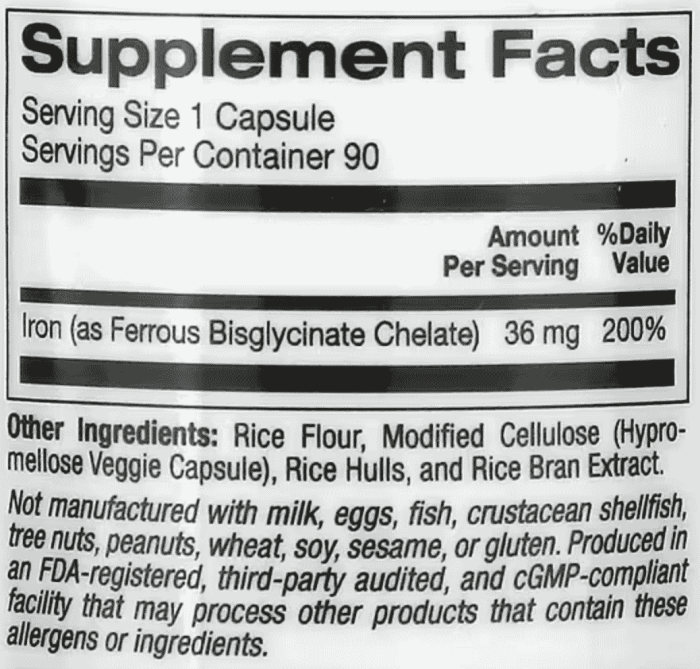 California-Gold-Nutrition,-Ferrochel-Iron-(Bisglycinate),-36-mg,-90-Veggie-Capsules California-Gold-Nutrition,-Ferrochel-Iron-(Bisglycinate),-36-mg,-90-Veggie-Capsules