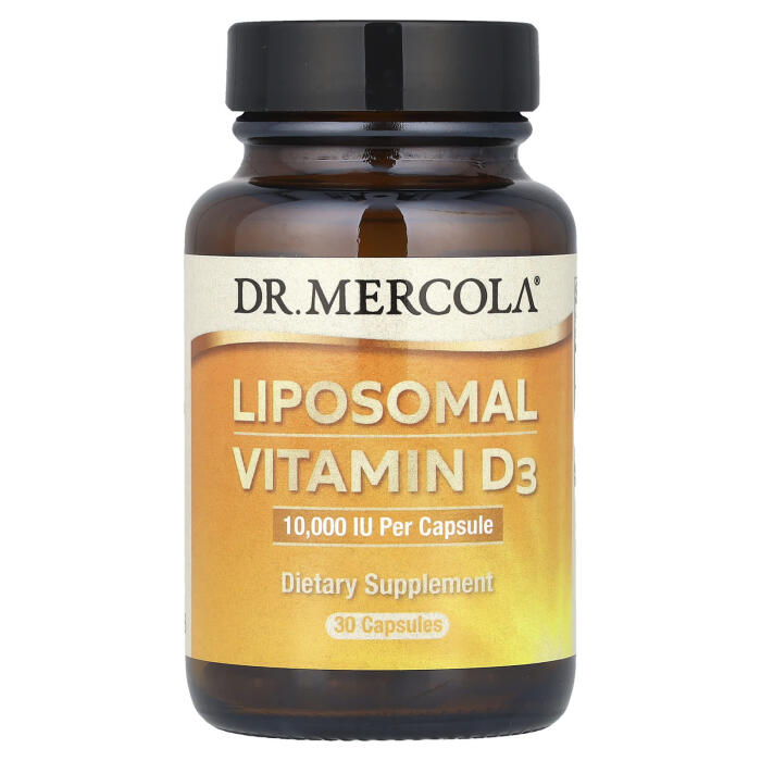 Dr. Mercola, Liposomal Vitamin D3, 10,000 IU, 30 Capsules Dr. Mercola, Liposomal Vitamin D3, 10,000 IU, 30 Capsules