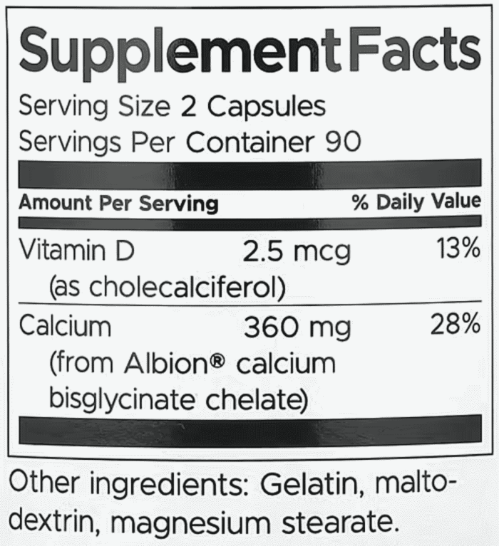 Swanson,-Albion®-Calcium,-180-Capsules-