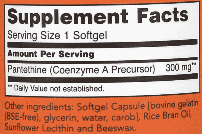NOW-Foods,-Pantethine,-300-mg,-60-Softgels- NOW-Foods,-Pantethine,-300-mg,-60-Softgels-