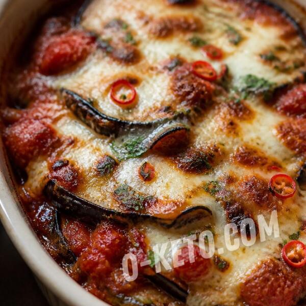 Keto recipes: Eggplant Casserole with Spicy Tomato Sauce Keto recipes: Eggplant Casserole with Spicy Tomato Sauce