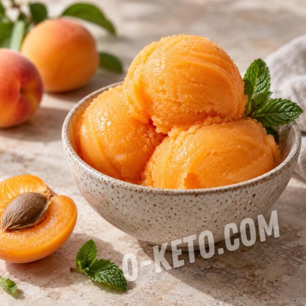 Rețete keto: Sorbet de caise fără zahăr