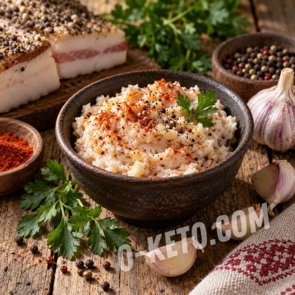 Keto recipes: Garlic Lard Spread Keto recipes: Garlic Lard Spread